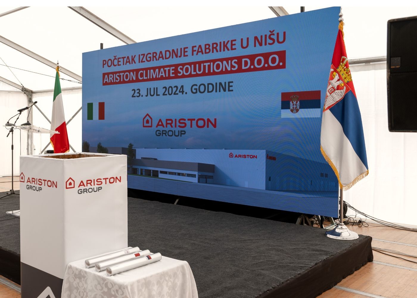 Penta Ge. Co Construction has commenced work on the new Ariston factory in Niš